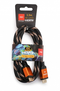 Opticum RED HDMI CABLE / KABEL HDMI 1.5m 4K UHD