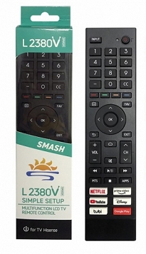 L2380V Universal Remote Control for HISENSE LED LCD TV BOX winbox