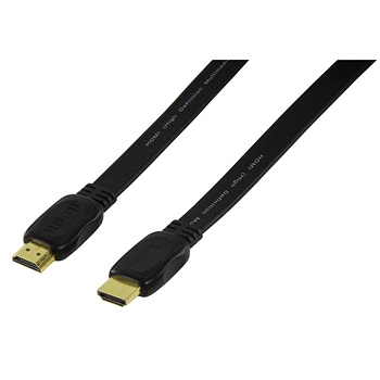 HDMI 1.4 19p-19p cu ethernet 5m plat flat