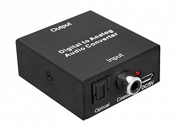 Convertor audio optic/digital la analog