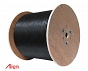 Coaxial cable RG6 cu 305m Alien - Cablu coaxial RG6 cu sufa negru rola 305m Alien czarny