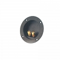 Gniazdo kolumnowe banany gold x2 - Conector boxa 2 contacte gold rotund